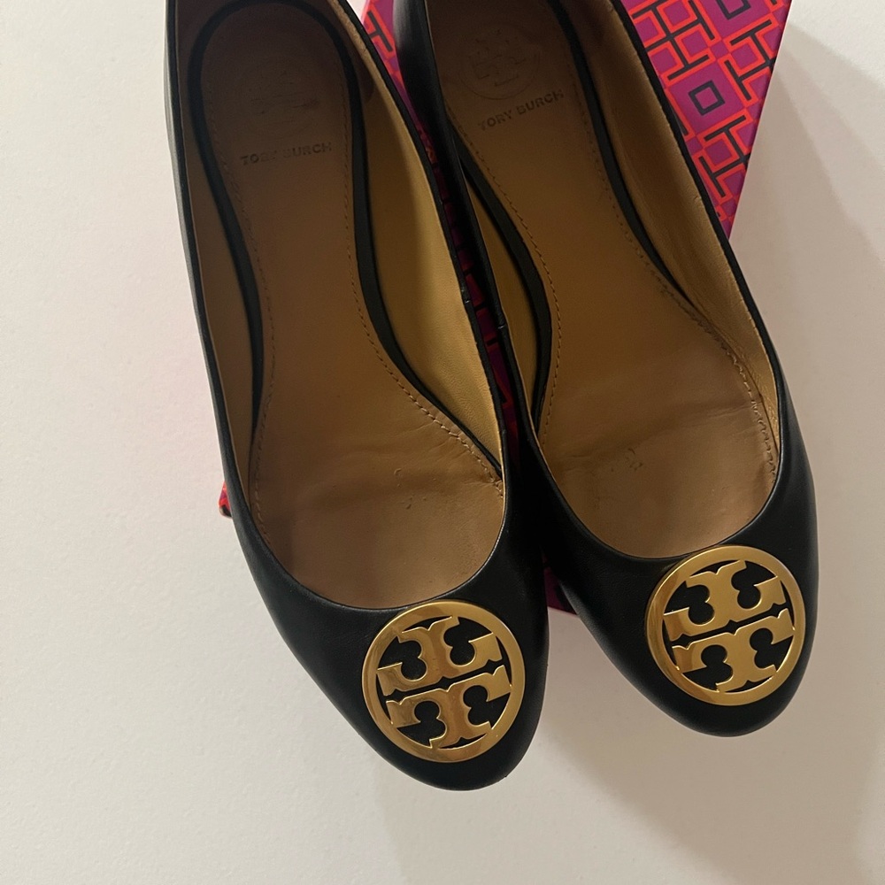 Tory Burch Black Ballet Flats - Picture 2 of 6
